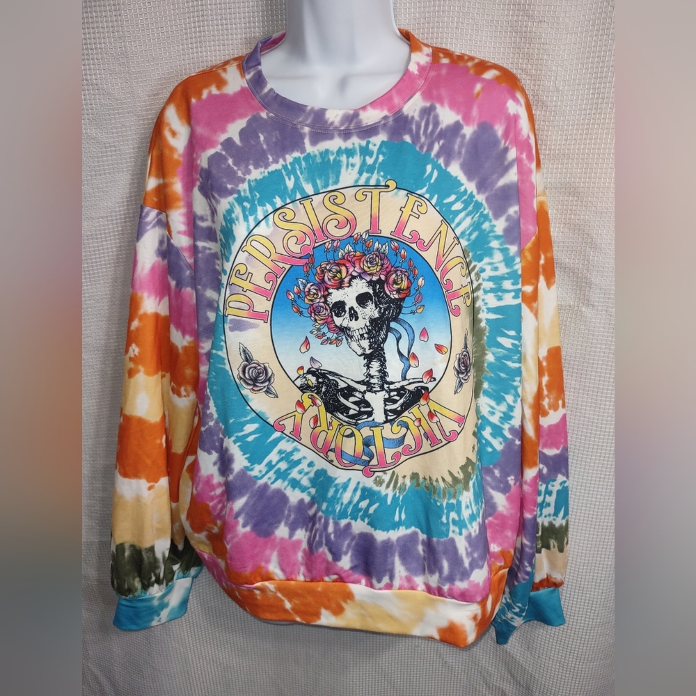 Shein Grateful dead Pullover Sweater